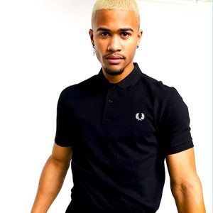 Fred Perry Black Polo